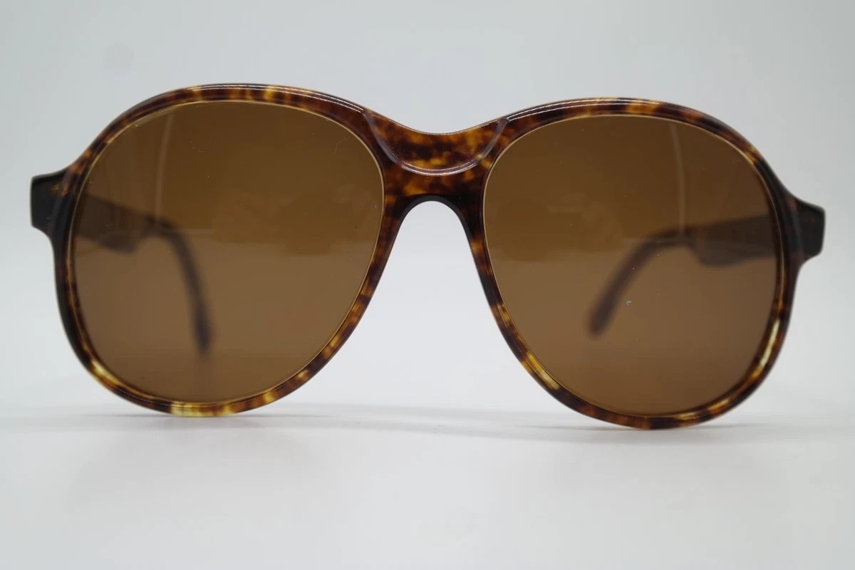 Vintage Sunglasses AXEL S. RON Braun Oval Sunglasses Glasses eBay