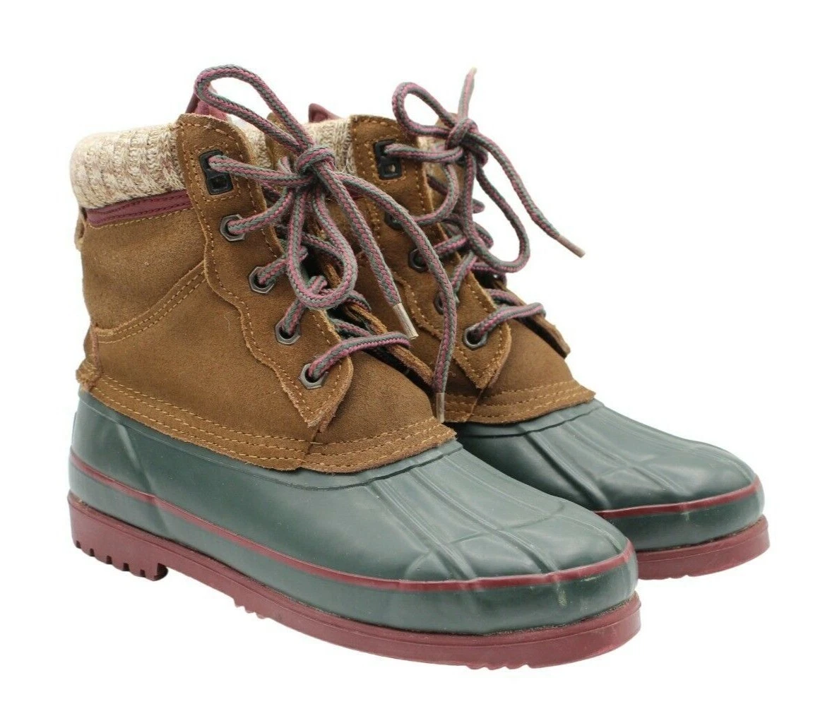 Hunter green duck best sale boots