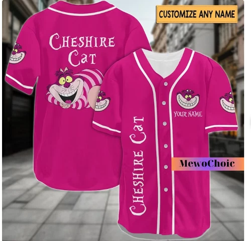 Cheshire Cat 3D Baseball Jersey