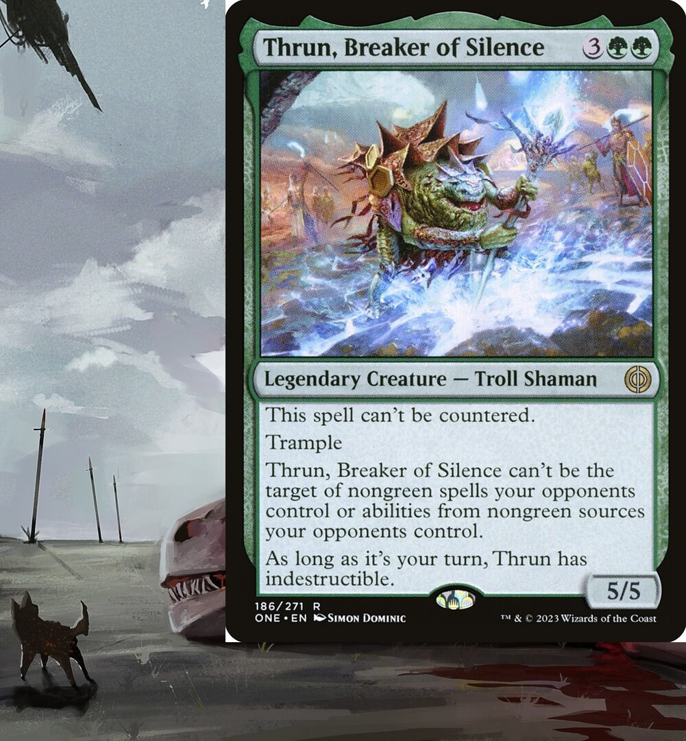 Thrun, Breaker of Silence Commander Deck Voltron Aura Magic MTG  Ready-to-Play | eBay