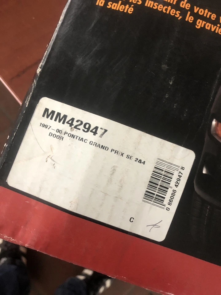Covercraft Front bra Cover 1997-00 Fits PONTIAC GRAND PRIX SE COUPE SEDAN LEBRA - Image 2 of 4