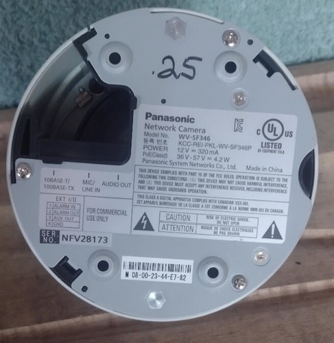 Panasonic i-Pro Network Camera WV-SF346 - Picture 3 of 3