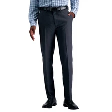 Kenneth Cole Reaction Techni-Cole Slim Fit Performance Dress Pant, Gray, 38x32