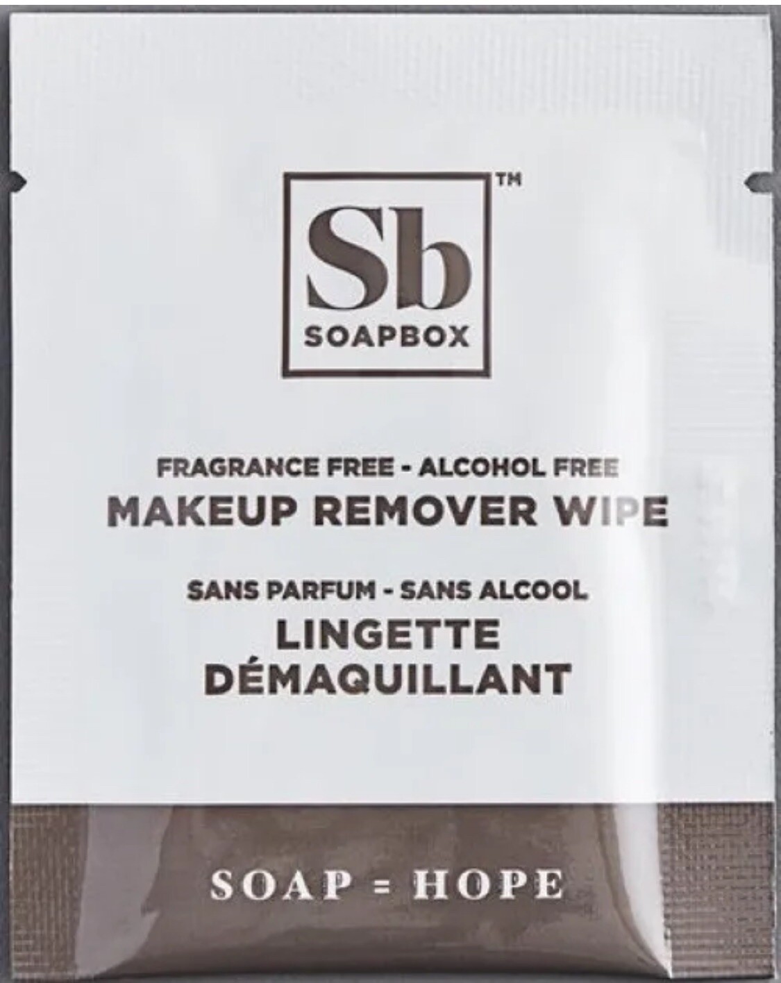 30 Packets SOAPBOX Premium Makeup Remover Wipes Fragrance-Free, Alcohol-Free