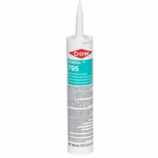 Dow Dowsil 795 Silicone  Sealant 10.3oz Cartridge Charcoal EXPIRED SEPTEMBER/24