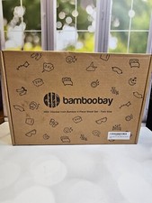 Bamboo Bay 100 Viscose From Bamboo 4-Piece Sheet Set-Twin Size Dark Gray NEW