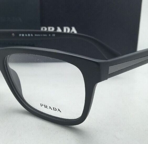New PRADA Eyeglasses VPR 19P 1BO-1O1 53-18 140 Matte Black