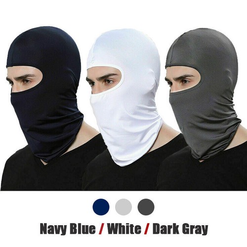 3 PCS Fashion Lycra Ski Face Mask Classics Moto Bike Balaclava Neck Hood Hat CA - Picture 27 of 51