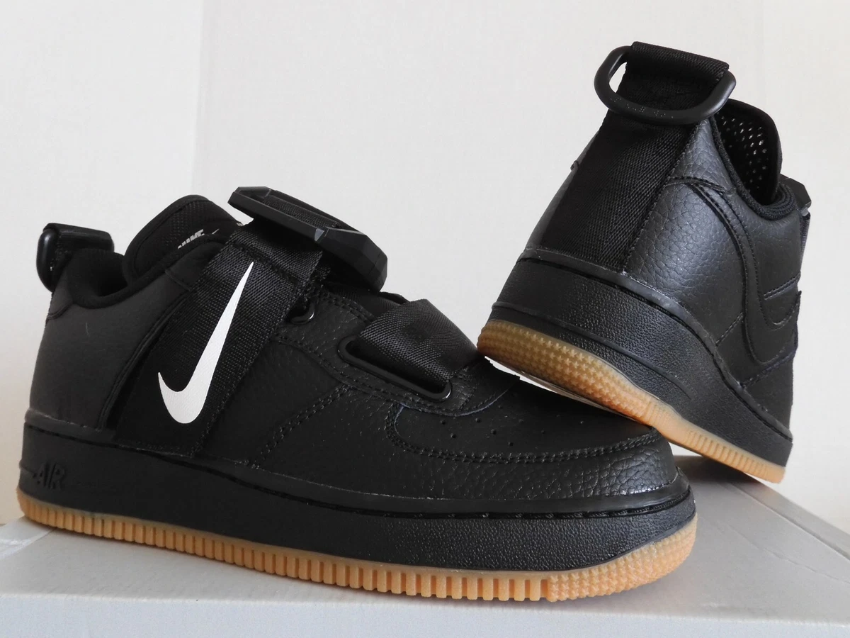 BUY Nike Air Force 1 Utility GS Black Gum