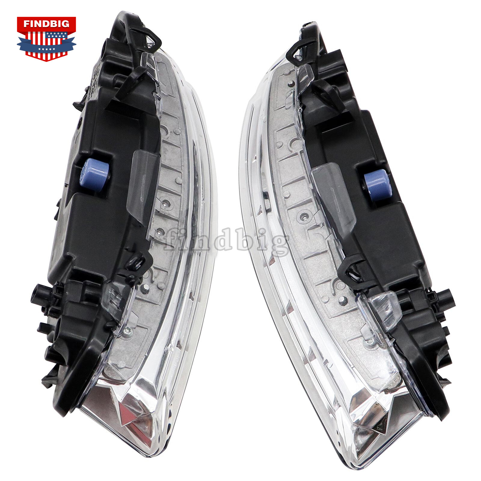 2PCS LED DRL Daytime Running Fog Light Left + Right For MERCEDES S-Class  W221 US | eBay