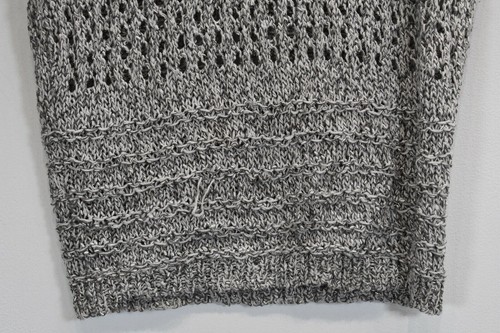 Fenn Wright Manson Women Short Sleeve Drop Shoulder Scoop Crochet Knit Sweater M - Picture 4 of 9