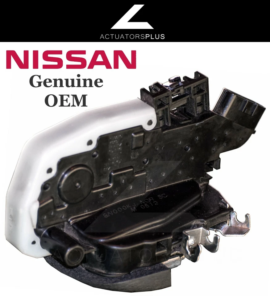 Atuador de trava de porta dianteira direita original do fabricante Nissan Quest 2011-2017 vitalício - Imagem 3 de 4