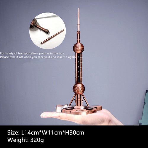 Monumentos Mundiales Edificio Modelo Metal Torre Eiffel Decoración Big Ben Cumpleaños - Imagen 13 de 36