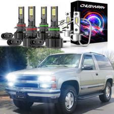 For Tahoe 1995-1999 - 6000k Led Headlight Highlow Fog Light Bulbs Kit For Tahoe 1995-1999 - 6000k Led Headlight Highlow Fog Light Bulbs Kit
