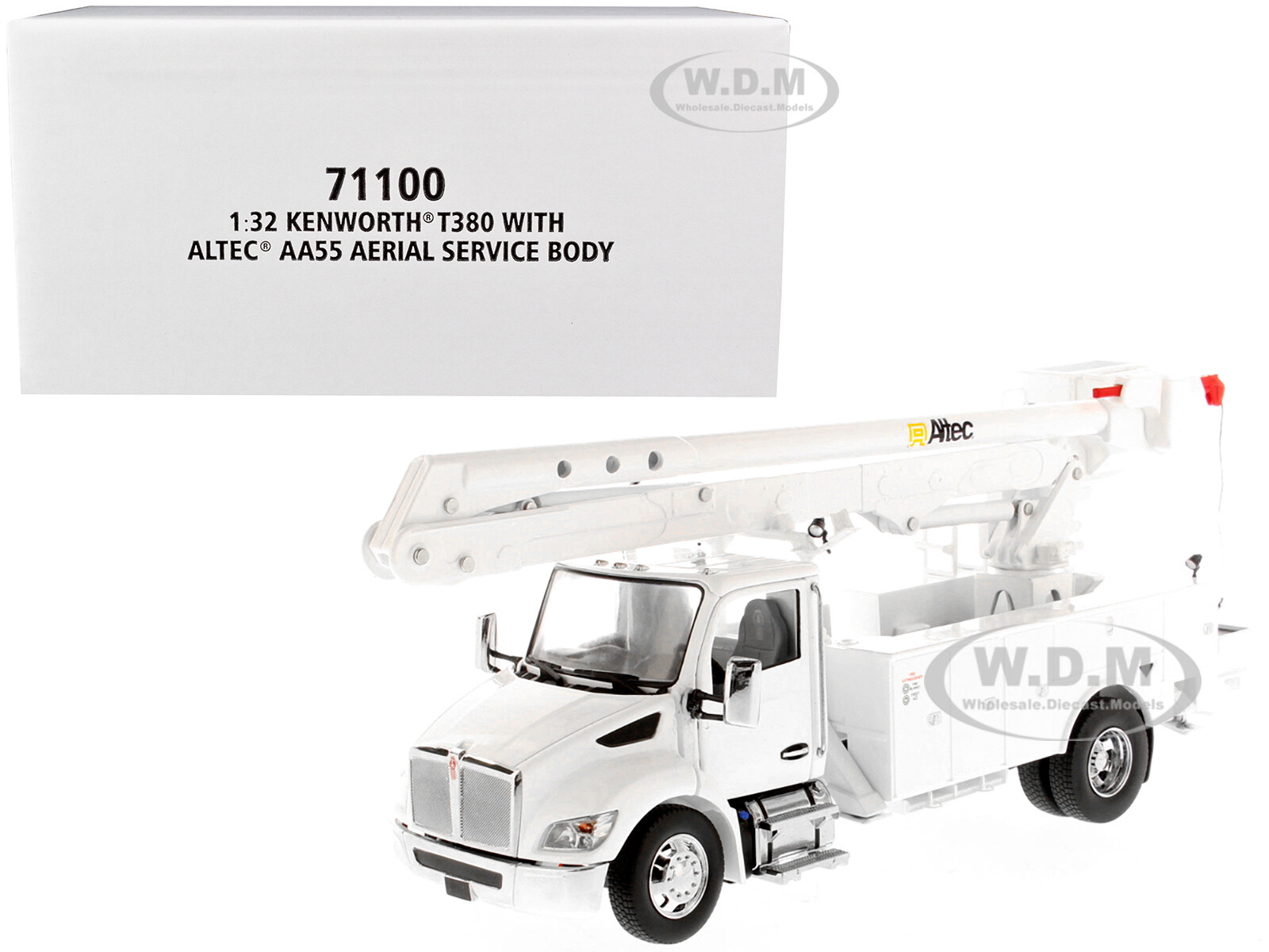 ТЕЛЕЖКА ДЛЯ ОБСЛУЖИВАНИЯ ВОЗДУШНЫХ СУДОВ KENWORTH T380 W ALTEC AA55 132 ОТ DIECAST MASTERS 71100 27490₽