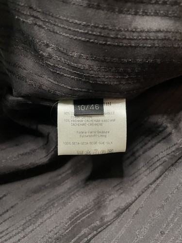 Calvin Klein Collection Black Velvet One Button Smoking Blazer Jacket 10 - 第 4/5 張圖片