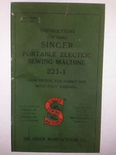 Singer 221 Featherweight Service Adjuster Instruction Manual SET of 7 Manuals CD