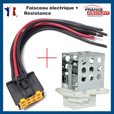 PARTSLINE Resistance Chauffage avec prise compatible Master 2 Movano Interstar 7701057557