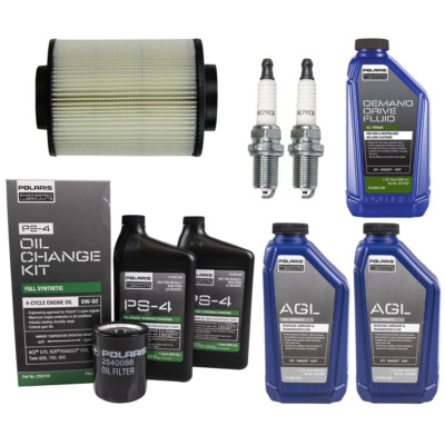 #ad Polaris Oil Fluid Change Kit Air Filter Spark Plug 11 14 Ranger 800 Crew $165.93