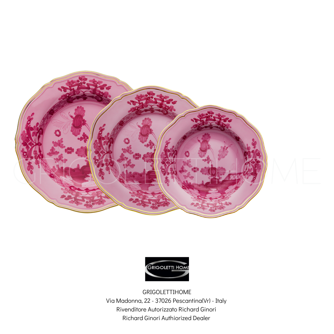 Richard Ginori Oriente Italiano Porpora - Plates 36 pieces 12