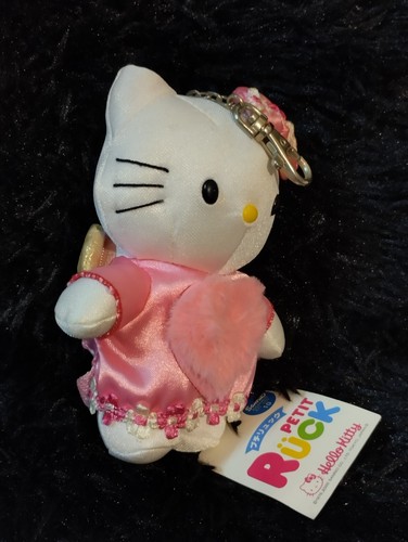 Vintage 2000 Hello Kitty Pink Angel Petit Ruck 5" Plush CoinPurse UN-USED + Tag - Picture 3 of 17