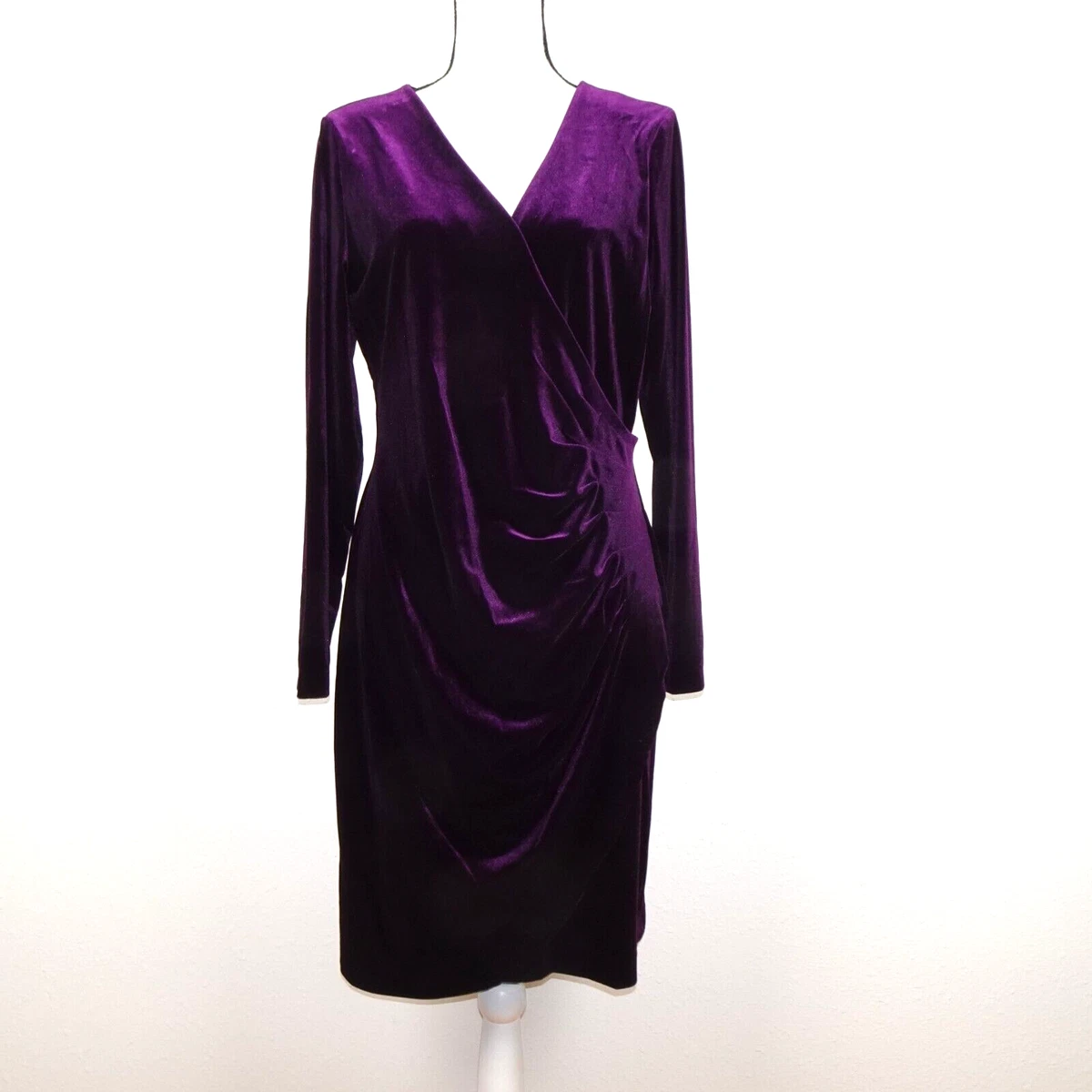 Dkny velvet sale dress