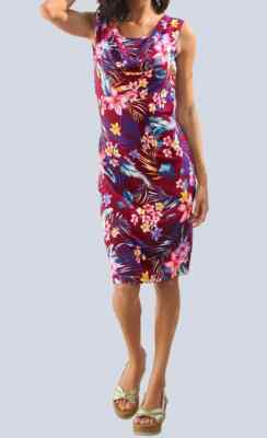 Alba Moda Kleid Strandkleid Freizeitkleid Sommerkleid Jerseykleid Viskose 42