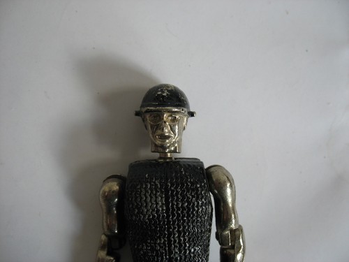 Sgt Silver Figure Metal Man 1976 Zee Toys Zylmex Action Figure Peg Leg - Foto 3 di 4