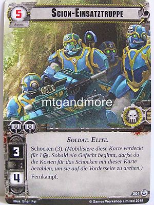 Warhammer 40000 Conquest LCG - 1x #004 Scion-Einsatztruppe - Dschungel von Necta