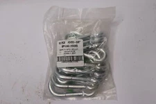 (10-Pk) Baron Snap Link Spring Hooks Steel 2450-3/8"