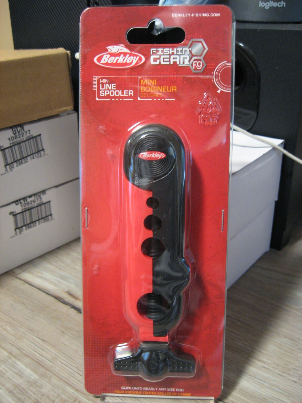 Berkley Fishing Tools 6" Mini Line Spooler Clamps On Fishing Rod