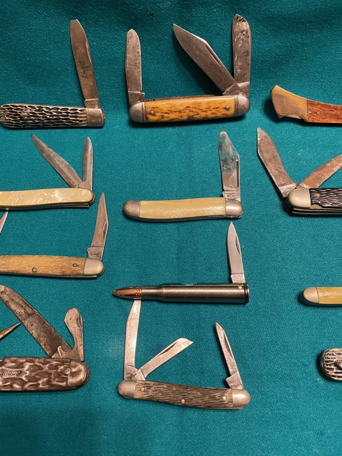 LOT of 12 Pocket Knives Vintage folding knife Craftsman Kutmaster