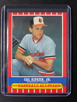 1987 Fleer Limited Edition Baseball All Stars Cal Ripken Jr. #36 of 44 Orioles!!