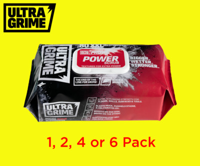 UltraGrime Pro Power Industrial Strength Feuchttücher XXL+ 80er Pack Alkoholfrei