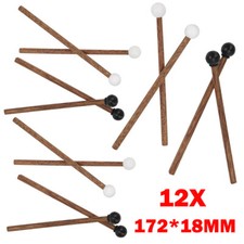 12PCS Steel Tongue Drum Mallet Stick Drumstick Percussion Instrument Part 17.2cm