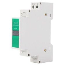 Din Rail Voltage Meter LED Digital Display Voltmeter DC Voltage Meter Electri...