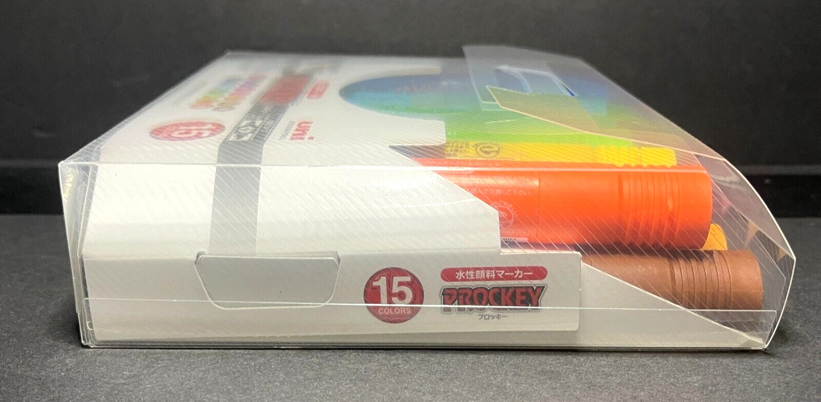 UNI MITSUBISHI PENCIL DUAL TIPPED PROCKEY WATER-BASED MARKER PENS 15 COLOR SET