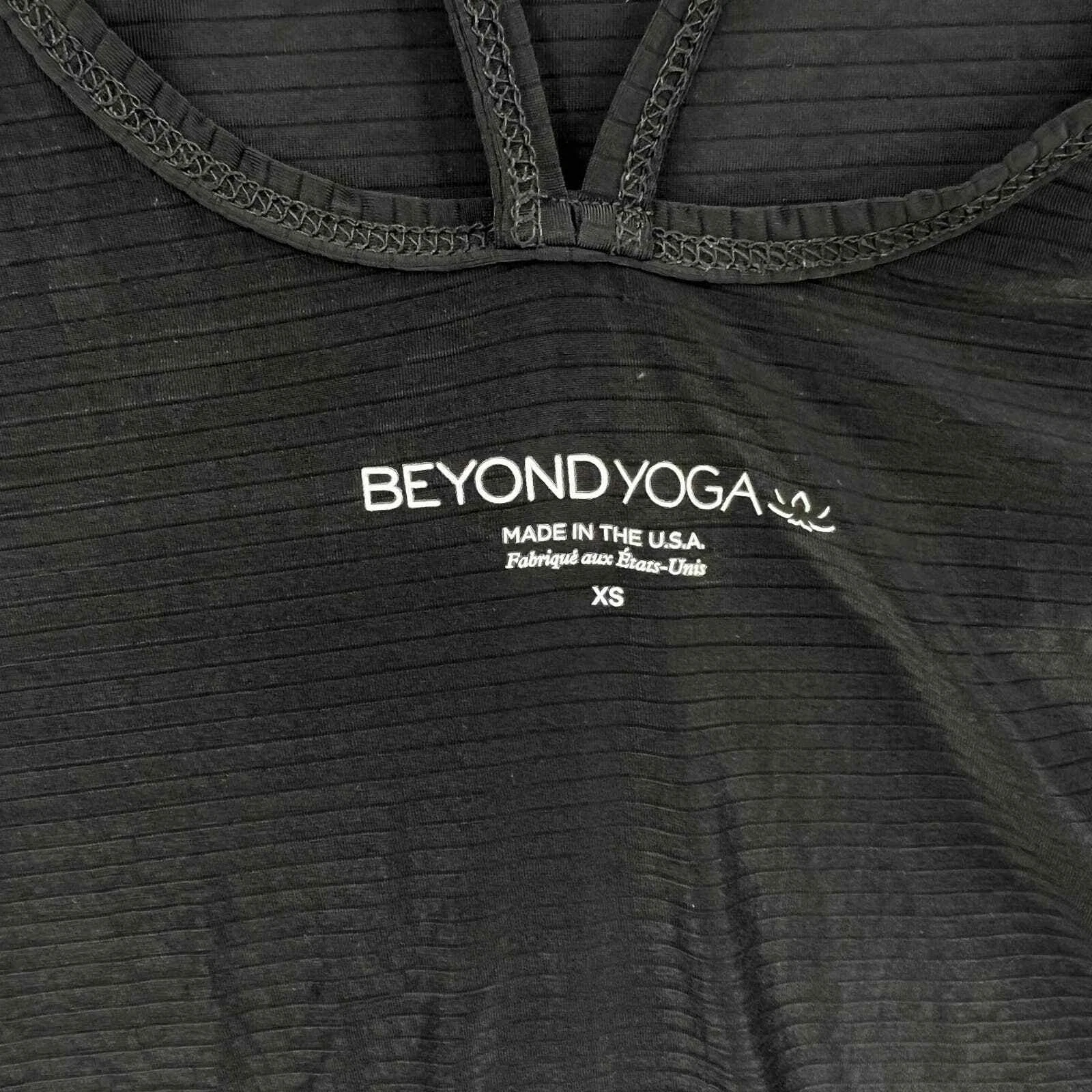 beyond-yoga shadow stripe scoop strappy workout shirt