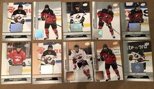 Team Canada Juniors 2023 Hockey Card Lot (20 Cards, Base and Rose Gold Parallel)