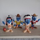 Figurines Publicitaires NOVOTEL-Série Dolfi au Far-West - Série Complète de 4