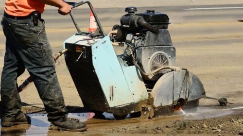 16" Lasergeschweißte Diamanttrennscheibe Asphalt Grün Beton passt Stihl Kappsäge - Bild 8 von 9