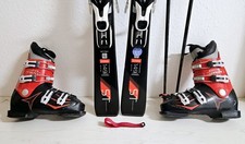 Atomic Ski Set 149 cm + Skischuhe Gr. 39-40 + Skistöcke Skier Fischer Atomic