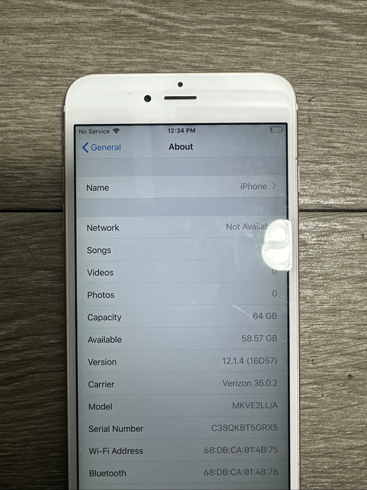 Lote de 2 Apple iPhone 6s Plus y 6s Oro Rosa Modelo A1687 y A1688 Sin bloqueo de iCloud Foto 2 de 4