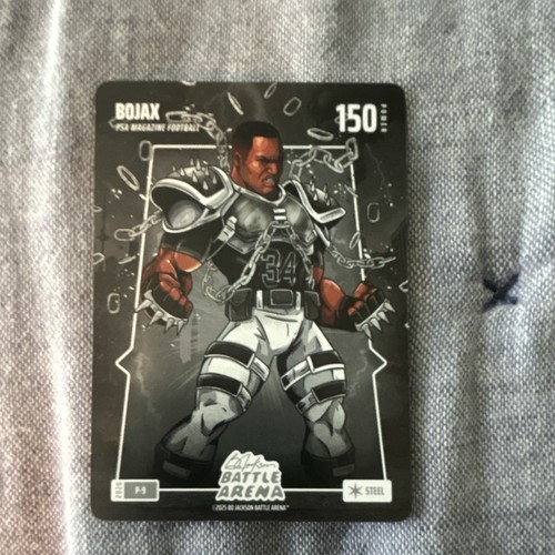 PSA Magazine 2025 Battle Arena Bo Jackson Steel Parallel #P-9 Raiders NFL /150