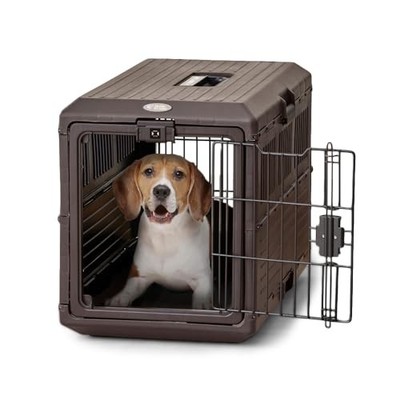 Iris Ohyama Folding Pet Carrier for Dogs and Cats FC-670 Brown