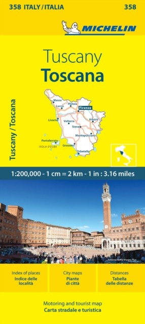 Toscana - Michelin Local Map 358 Map by Michelin (Sheet map, folded) - Image 4