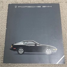 1985 Porsche 944 Turbo Brochure Detailed Us Sales Catalog Paint Choices Carpet