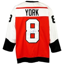 Cam York autographed signed jersey Philadelphia Flyers JSA COA