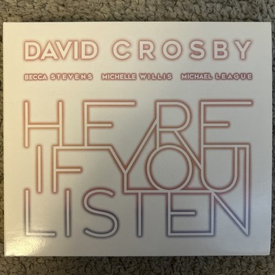 Here if You Listen by David Crosby (CD, 2018, BMG)