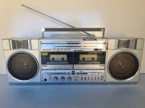 Vintage Sharp Boombox GF-500 Radio Cassette *Read Description* GF-500Z